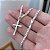 Corrente Grumet 3mm Pingente Crucifixo Jesus Cristo Prata 925 - Imagem 2