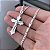 Corrente Grumet 3mm e Cruz Jesus Cristo Prata 925 Original - Imagem 2