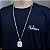 Corrente Grumet 3mm e Pingente Face Jesus Cristo Prata 925 - Imagem 7