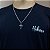 Corrente Piastrine Lacre 2mm Crucifixo Jesus Cristo Prata 925 - Imagem 4