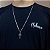 Corrente Piastrine Lacre 2mm Crucifixo Jesus Cristo Prata 925 - Imagem 5