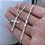 Corrente Piastrine Lacre 2mm Crucifixo Jesus Cristo Prata 925 - Imagem 2