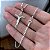 Corrente Piastrine Lacre 2mm Crucifixo Jesus Cristo Prata 925 - Imagem 2