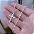 Corrente Tijolinho e Crucifixo Jesus Cristo Prata 925 Maciça - Imagem 2