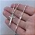 Corrente Tijolinho Pingente Crucifixo Jesus Cristo Prata 925 - Imagem 2