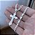 Corrente Grumet 4mm Pingente Crucifixo Cruz Jesus Prata 925 - Imagem 2