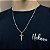 Cordão Baiano com Pingente Crucifixo Jesus Cristo Prata 925 - Imagem 4