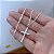 Corrente Grumet 2mm e Pingente Cruz Jesus Cristo Prata 925 - Imagem 2