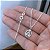 Colar Feminino Nossa Senhora Aparecida Prata 925 Tijolinho - Imagem 2
