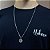Corrente Masculina Cadeado Estrela Davi Prata 925 Original - Imagem 6
