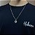 Corrente Masculina Cadeado Estrela Davi Prata 925 Original - Imagem 5