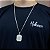 Corrente Masculina Grumet Dupla Jesus Cristo Prata 925 Colar - Imagem 5