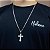 Corrente Masculina Grumet Dupla Crucifixo Prata 925 Original - Imagem 6