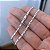 Pulseira Masculina Piastrine 2mm Prata 925 Legítima Original - Imagem 3