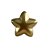 Anel Estrela Fofa Ouro Fosco - Imagem 1