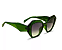 Óculos De Sol Geométrico Verde - Imagem 1
