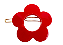 Clip Flor Vermelha - Imagem 1