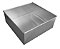 Forma Quadrada Fundo Fixo  25 x 10  (Aluminio) - Imagem 1