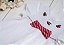 Conjunto Bebê  Listras Vermelho e Branco - Imagem 4