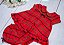 Conjunto Bebê  Xadrez Escocês Vermelho - Imagem 2