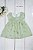 Vestido Bebê  Floral Fundo Verde Claro - Imagem 1