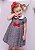 Vestido Bebê  Quadriculado Cinza e Preto - Imagem 1
