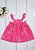 Vestido Bebê 3D Circulos e Botões Pink - Imagem 1