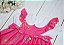 Vestido Bebê 3D Circulos e Botões Pink - Imagem 2