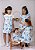 Vestido Infantil  Flores e Pássaros Fundo Branco - Imagem 5