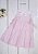 Vestido Infantil  Listras Rosa e Branco - Imagem 3