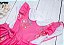 Vestido Infantil 3D Circulos e Botões Pink - Imagem 5