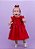 Vestido Bebê Vermelho Duas Saias - Imagem 1