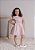 Vestido Infantil Xadrez Rosê - Imagem 1