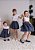 Conjunto Infantil Poa Azul e Branco - Imagem 3