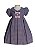 Vestido Bebê Xadrez Cinza e Rose - Imagem 3
