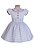 Vestido Infantil Listrado Cinza e Branco - Imagem 4