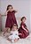 Vestido Infantil Poa Vinho - Imagem 2