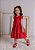 Vestido Infantil Vermelho - Imagem 1