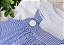 Vestido Linha A Listras Azul e Branco - Imagem 7