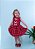 Vestido Infantil Quadriculado Vermelho - Imagem 1