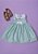 Vestido Bebê Bebê Verde Maça - Imagem 3