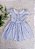 Vestido Infantil Margaridas Azuis - Imagem 2