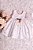 Vestido Bebê estampa Laranjinhas Costas Com Laço - Imagem 3