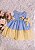 Vestido Bebê Amarelo e Azul - Imagem 1