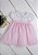 Vestido Bebê  Alinhavo na Gola Rosa - Imagem 1