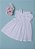 Vestido Bebê Branco Laço - Imagem 1