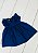Vestido Bebê Tricoline Marinho Basic - Imagem 1