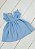 Vestido Bebê Linho Light Blue Basic - Imagem 1