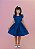 Vestido Infantil Tricoline Marinho Basic - Imagem 2