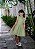 Vestido Infantil Linho Verde Erva Doce Basic - Imagem 2